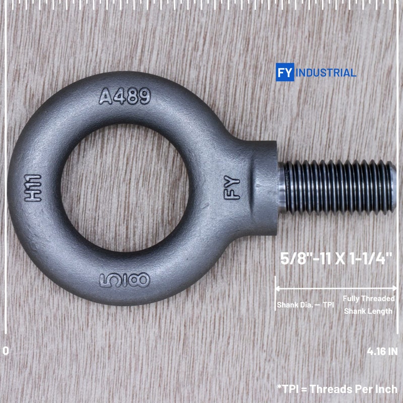 أف واي صندوق مكون من 7 قطع براغي رفع الكتف 5/8 بوصة - 11 × 1-1/4 بوصة - Image 4